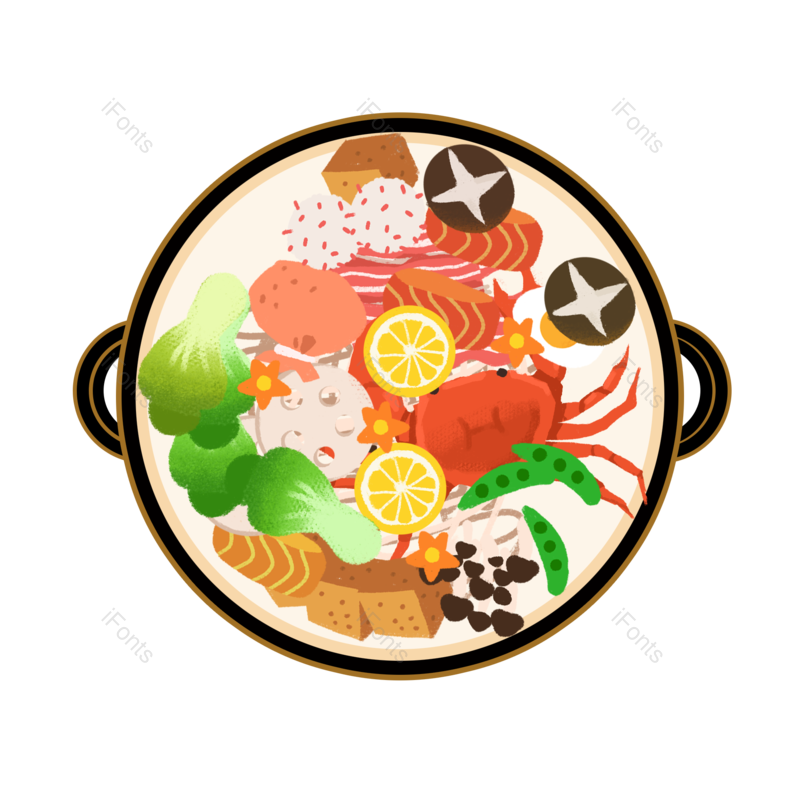美食装饰图片,火锅元素,美食元素PNG,餐饮免抠素材